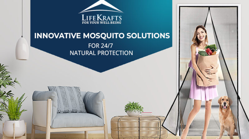 LifeKrafts Polyester Magnetic Mosquito Net for Doors