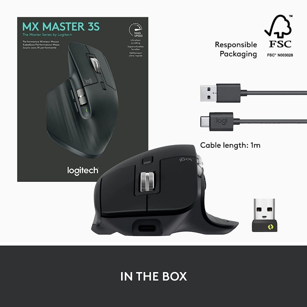 Logitech MX Master 3S 8k dpi mouse