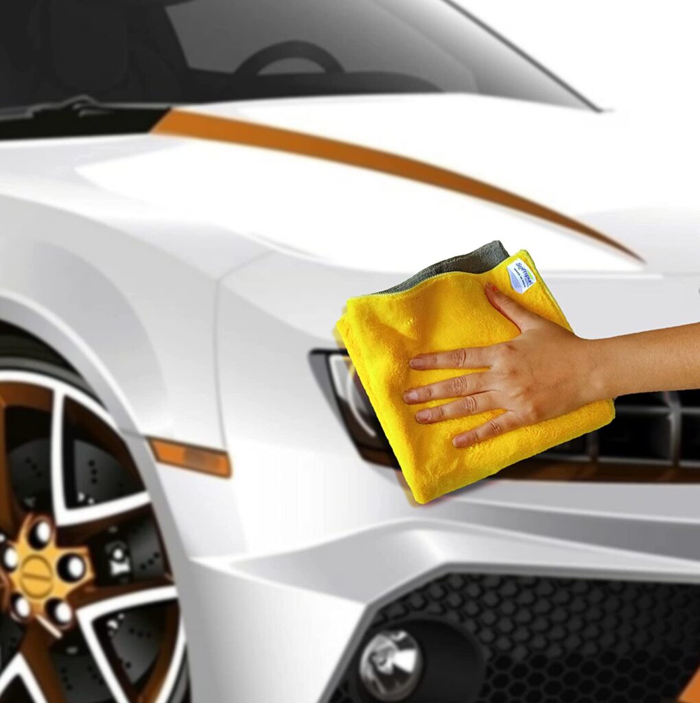 soft morcofiber cloth for car